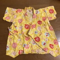 黄色い甚平 70サイズ