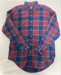L.L.Bean チェック柄 長袖ネルシャツ M