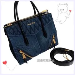 【新作】miumiu♡パールリボン ミニ財布