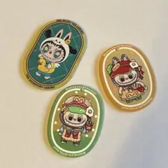 ラブブ labubu ビーズ 板 小判型