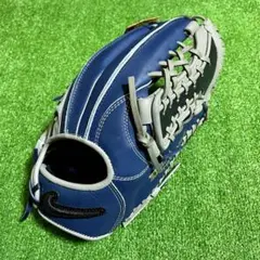 タグ付き ナイキ NIKE グローブ 軟式用 内野全般 ブルー ネイビー グレー
