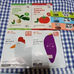 カインデスト、リトルワンズ、ミライミール　離乳食セット(５ヶ月〜)