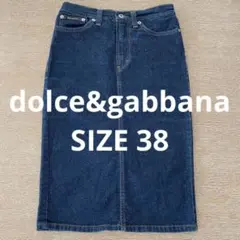 ドルチェu0026ガッバーナ デニムタイトスカートイタリア製DOLCE u0026GABBANA