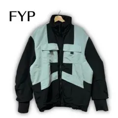 1889★【FYP】　メンズ　アウター　ジャケット　ブルゾン　ブラック　水色　L