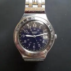 B-72 Swatch IRONY ネイビーステンレス 時計