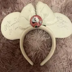 ディズニーカチューシャ　ミッキーミニー　サイン入り