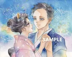 ご予約済み　手描きイラスト　鬼滅の刃