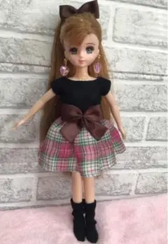 りかちゃんの服、ピアス、ヘアゴムセット