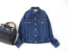 HYKEハイク デニムジャケット コットン size1 BLUE Gジャン