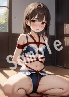 1点物 JK アニメ ファンアート A4 ポスター イラスト ★00000294