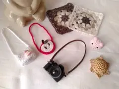 しろくま貯金箱 着せ替え用 お得セット②(カメラ付き)