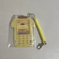 サンリオ　ガラケー形パスケース　ポムポムプリン