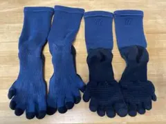 TABIO 五本指クルー丈ソックス