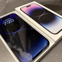 【iPhone14 Pro 256GB ディープパープル SIMフリー】 訳あり