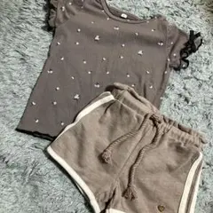 earth ショートパンツ メロウ半袖 90セット