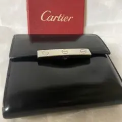 カルティエ ラブコレクション レザー三つ折り財布