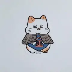 ねこに転生したおじさん　ダイカットステッカー　てぷちゃん　シール　①