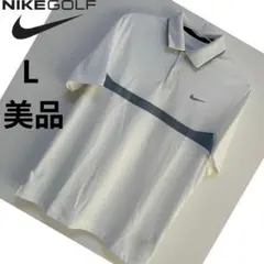 【Nike Golf】ナイキゴルフ DRI-FIT ポロシャツ L ホワイト