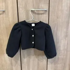 Bebe Holic 黒 パフスリーブ コート M