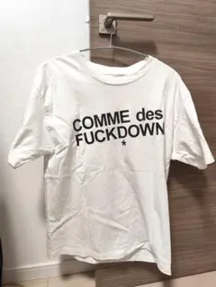COMME des FUCKDOWN Tシャツ ホワイト　Mサイズ（日本L相当）