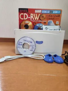 BUFFALO CRW-L40U2 USB接続 外付け CD-RWドライブ