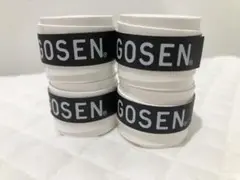 GOSEN グリップテープ 4個★迅速発送 白色 ゴーセン マイバチ23
