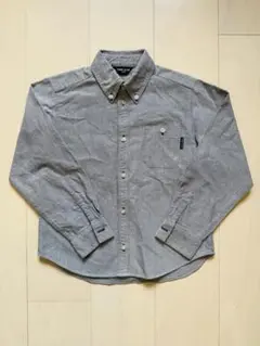 COMME CA ISM ボタンダウンシャツ 130cm グレー