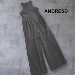 美品！　ANDRESD　オールインワン　パンツドレス　GREY　S