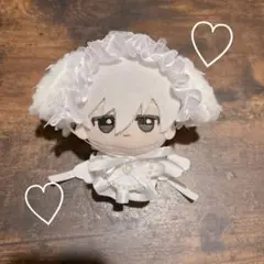 ちびぐるみ　ヘッドドレス　スタイ　天使の羽　セット