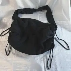 ショルダーバッグ 黒 ラメ