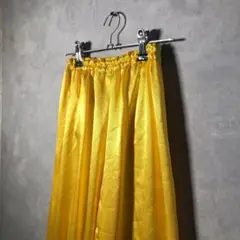 【ヴィンテージ】サテンジョガーパンツ 光沢 衣装 古着BM4