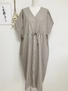 新品　アーバンリサーチ　シャツワンピース　ベージュ　フリー