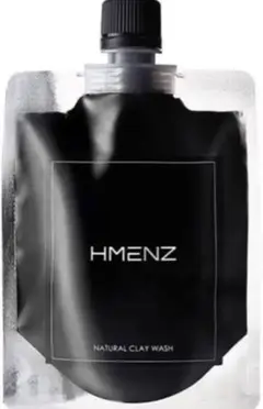 泥洗顔 メンズ HMENZ ネット付 泡 フォーム 毛穴 ニキビ対策 130g