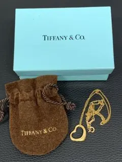 Tiffanyu0026Co. ティファニー 18金 ネックレス オープンハート 中古