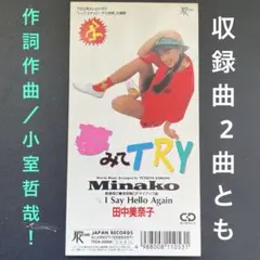 田中美奈子／夢みてTRY 作詞作曲編曲：小室哲哉 8cmCD B’z松本がギター