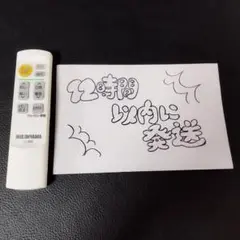 981 IRIS OHYAMA CL-RN2 照明用リモコン 動確清掃済み