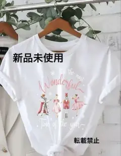 新品未使用　バレエ　Tシャツ　S ナッツクラッカー　ホワイト　白