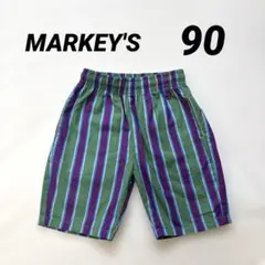 マーキーズ シェフショーツ ストライプ パンツ 90