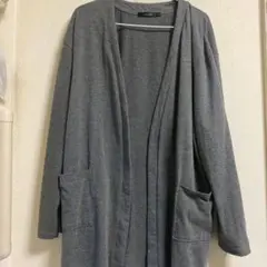グレー カーディガン LLサイズ