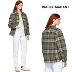 ISABEL MARANT Gastonチェックブランケットシャツ 新品