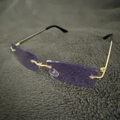 リムレス メガネ サングラス macra着用モデル