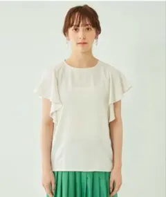ユナイテッドアローズ グリーンレーベルリラクシング　ブラウス ホワイト