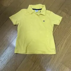 PETIT BATEAU ポロシャツ 110cm イエロー