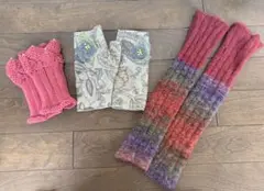指無し　手袋　三枚セット