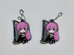 巡音ルカ　楽器　ラバーキーホルダー