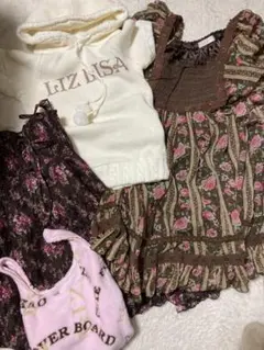 リズリサ まとめ売り レディース ガールズ ワンピース カットソー ニット