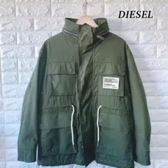 【ほぼ未使用品】DIESEL ミリタリージャケット カーキ ジャンバー