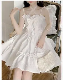 Lady Lazy 白ワンピース