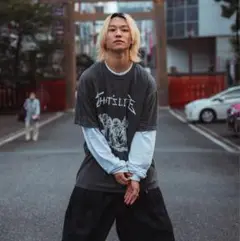 レア THAT'S LIFE フェード加工バンドTシャ ツ バンTユーズド加工