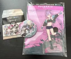 ホロライブ ストリートファイターコラボ 常闇トワ アクスタ 缶バッジ 2点セット